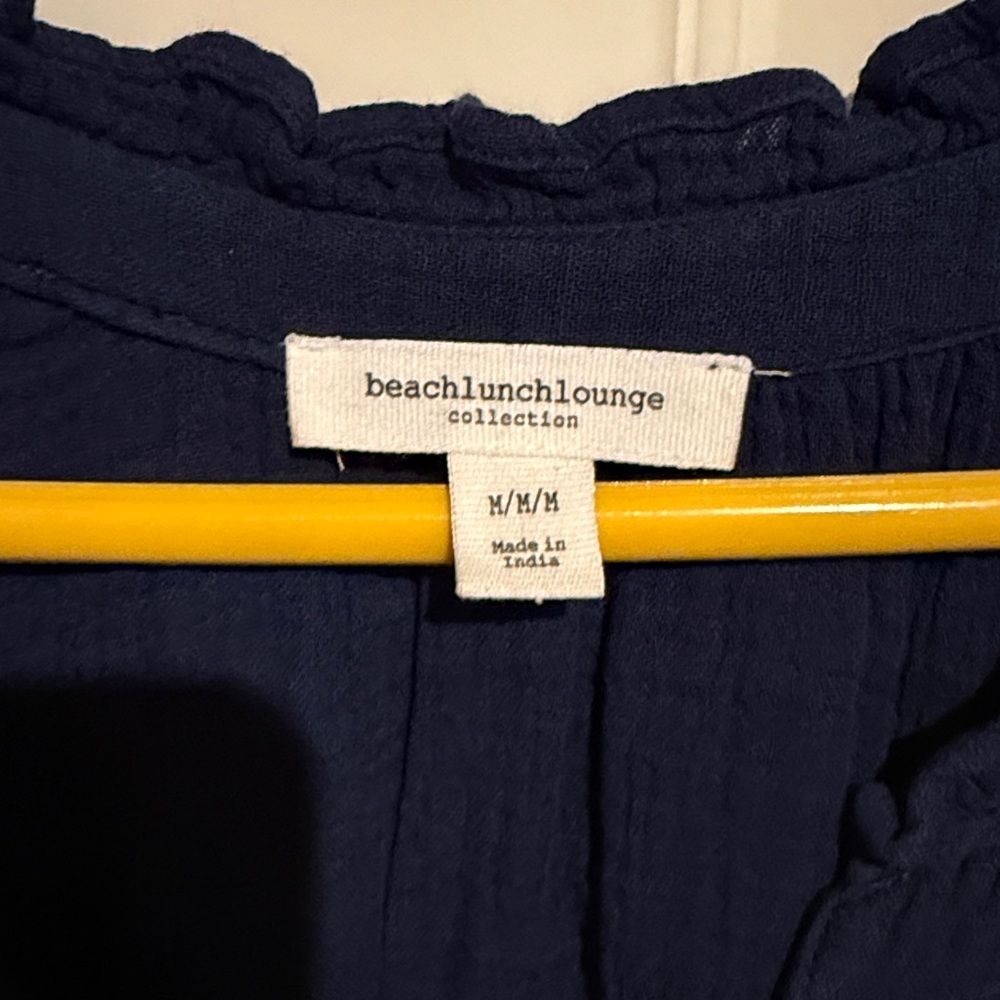 beachlunchlounge Navy Long Sleeve Dress - Picture 5 of 12